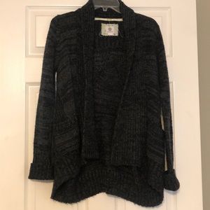 Black & gray cardigan